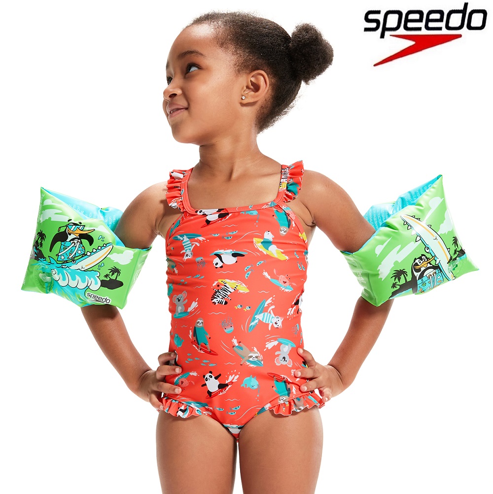 Swimming armbands for kids Speedo Fluro Green