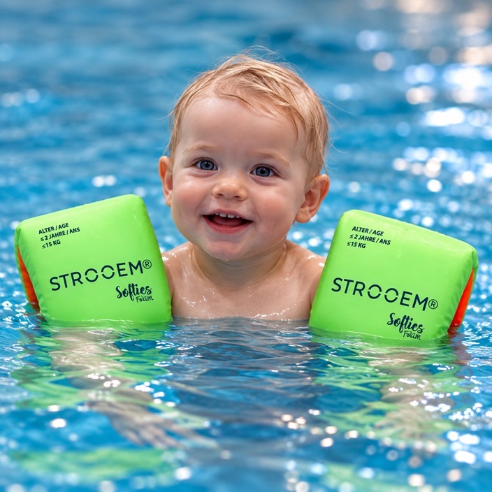 Swimming Armbands - Strooem Softies Foam Green