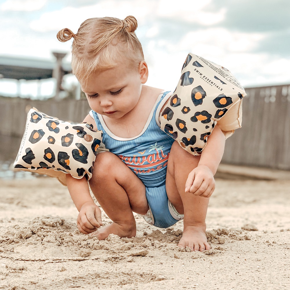 Armpuffar Swim Essentials Beige Panther