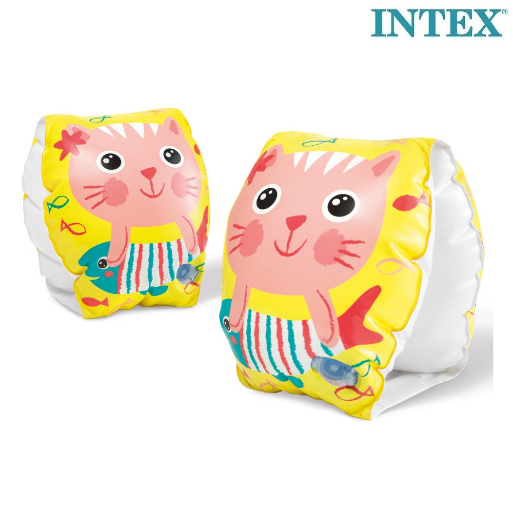 Inflatable swimming armbands Intex Happy Kitten