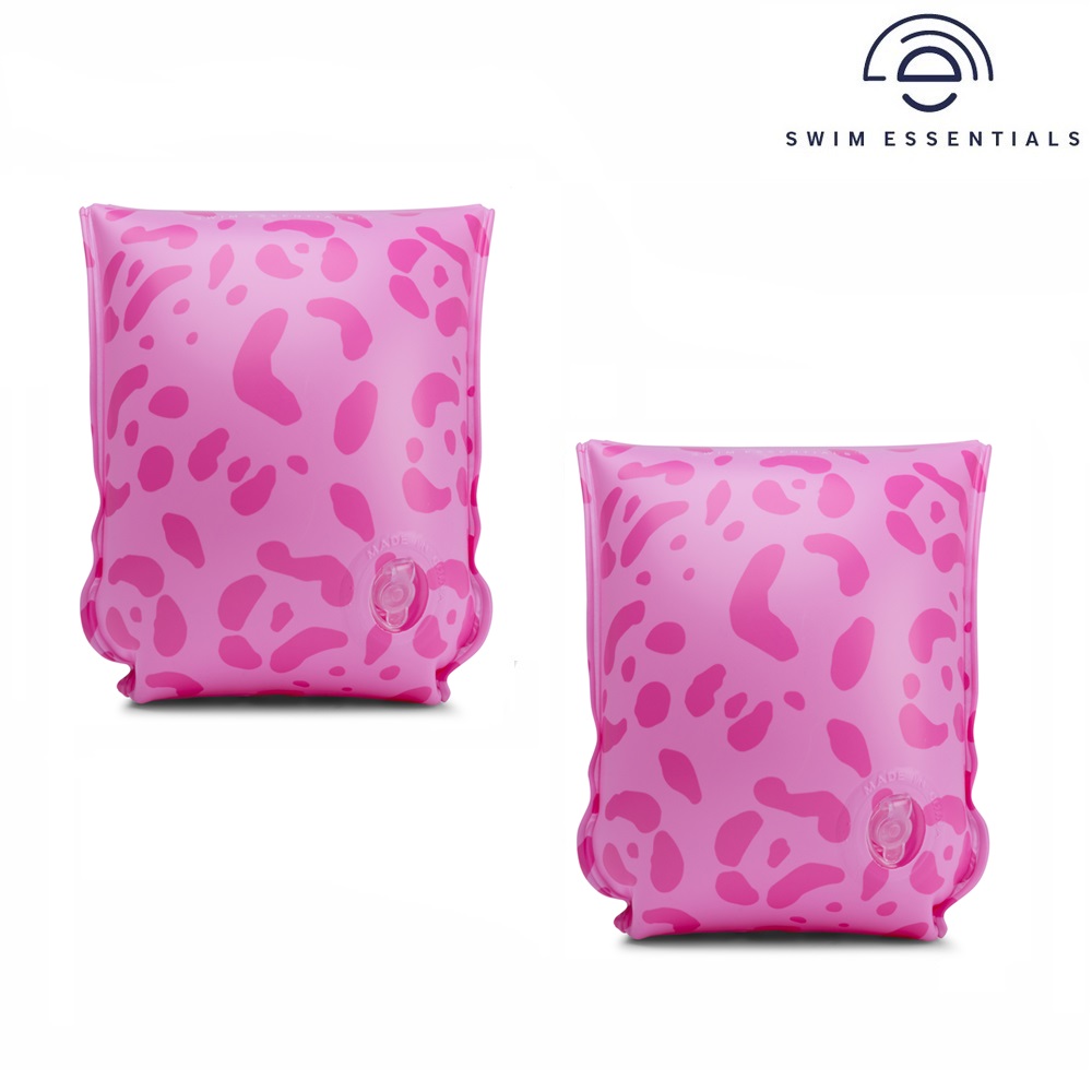Swimming armbands Swim Essentials Pink Leopard