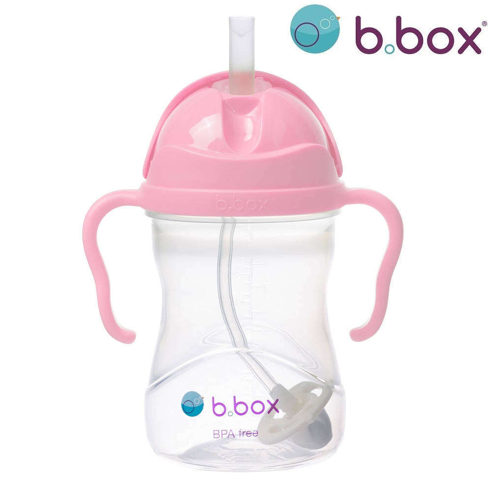 Sippy cup and water bottle for kids B.box Cherry Blossom