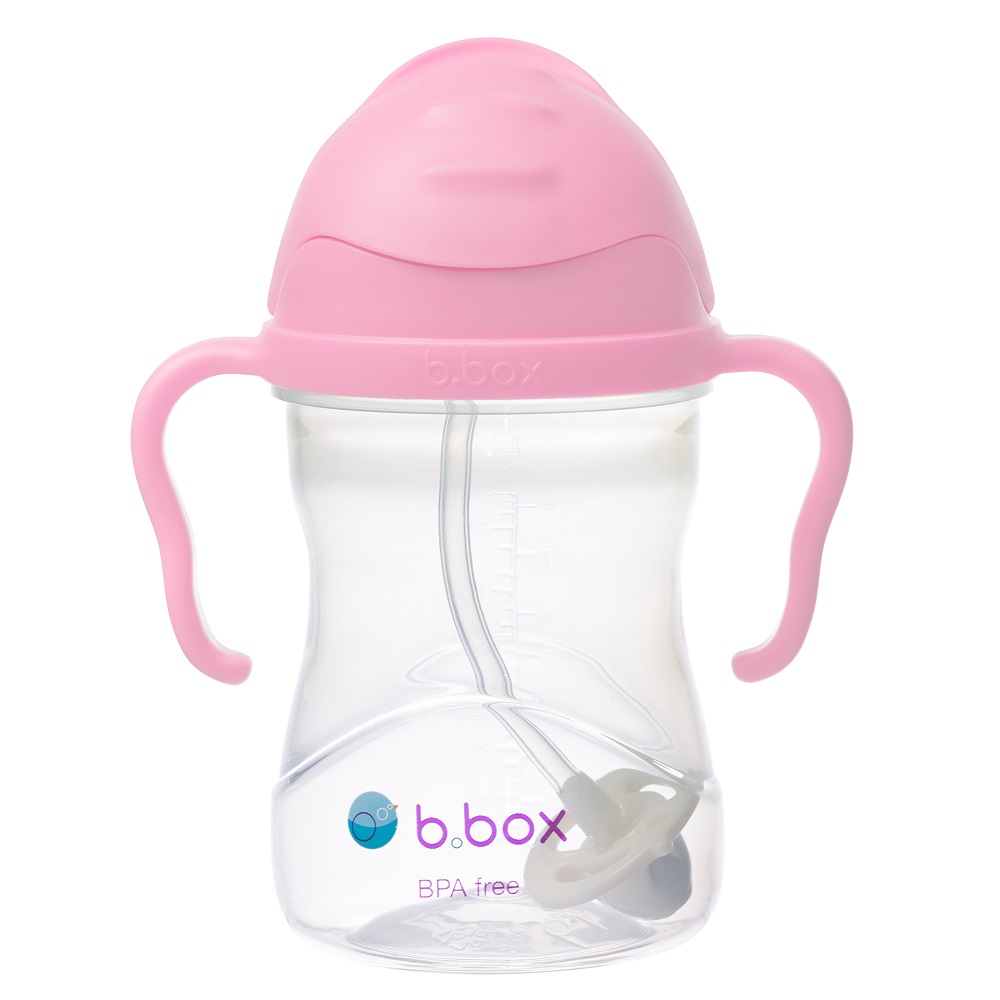 Sippy cup and water bottle for kids B.box Cherry Blossom