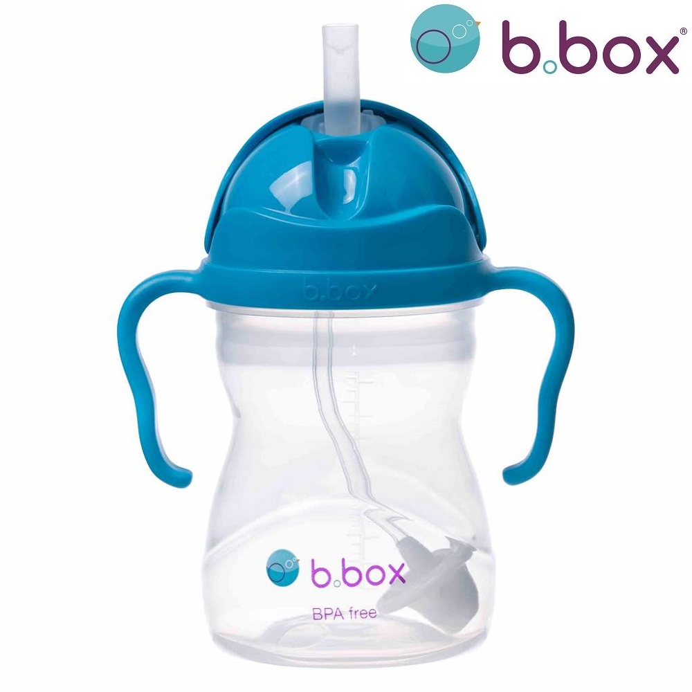 Sippy cup and water bottle for kids B.box Blue Cobolt