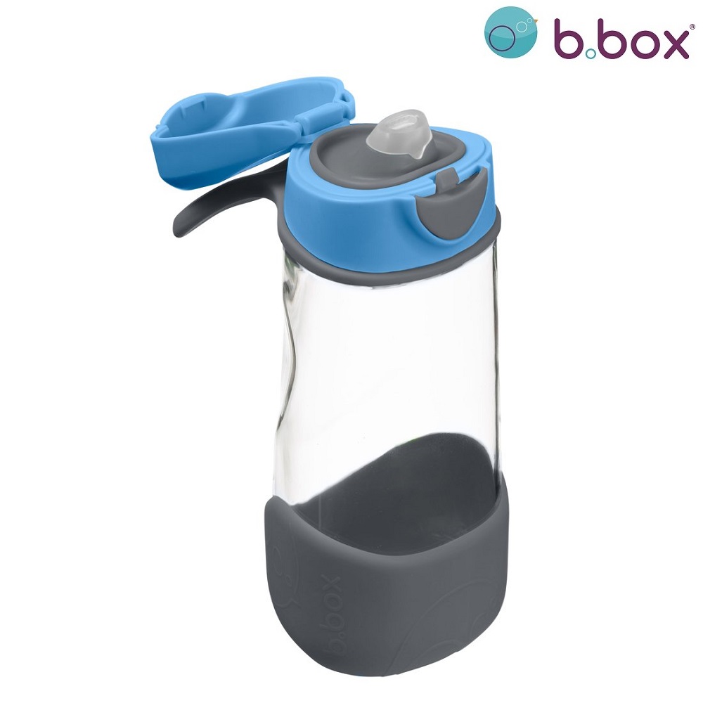 Water bottle for children B.box Spout Blue Slate