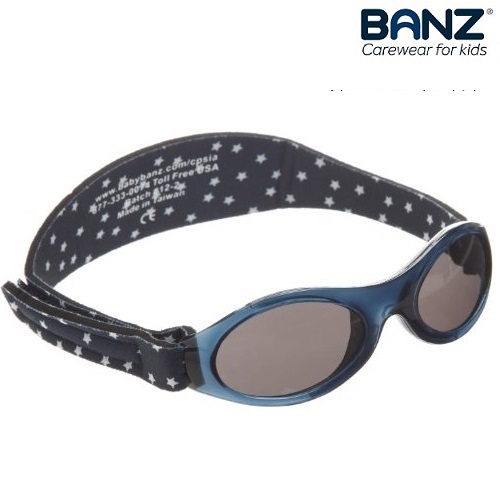 Baby sunglasses Banz Blue Dots Navy Stars
