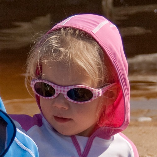 Baby sunglasses Banz BabyBanz Pink Checkers