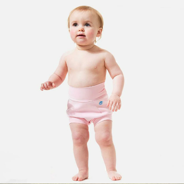 Reusable swim diaper SplashAbout Happy Nappy Pink