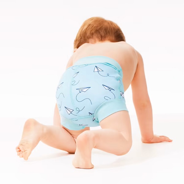 Reusable swim diaper SplashAbout Happy Nappy Paper Aircraft