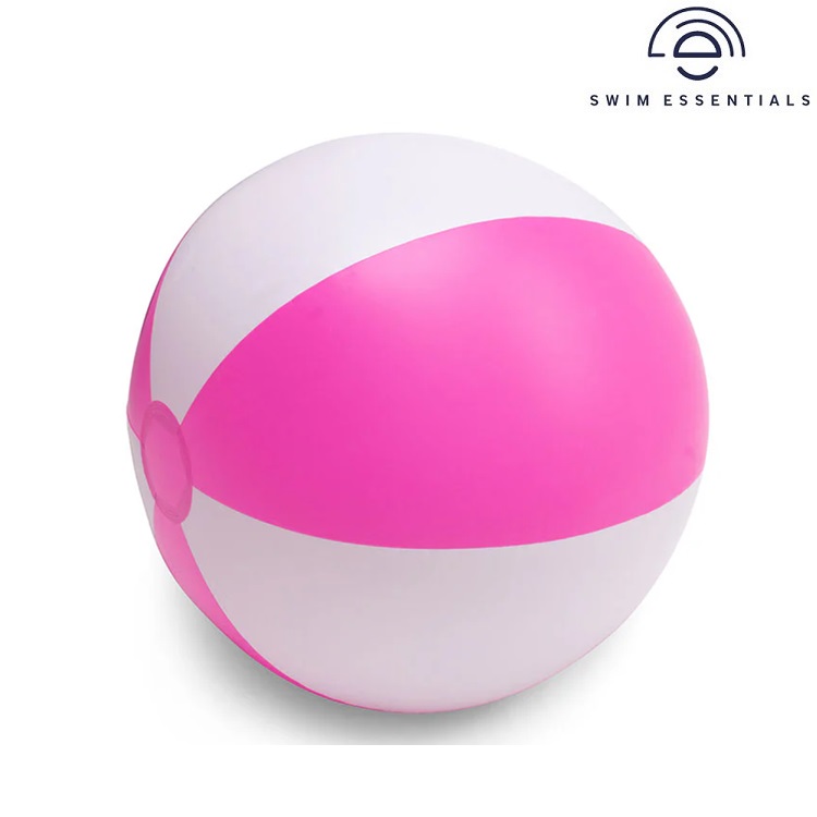 Inflatable beach ball Swim Essentials Pink & White