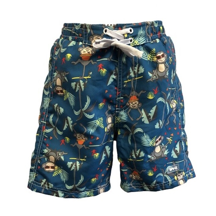 Children's Swim Shorts - Banz Petrol Jungle
