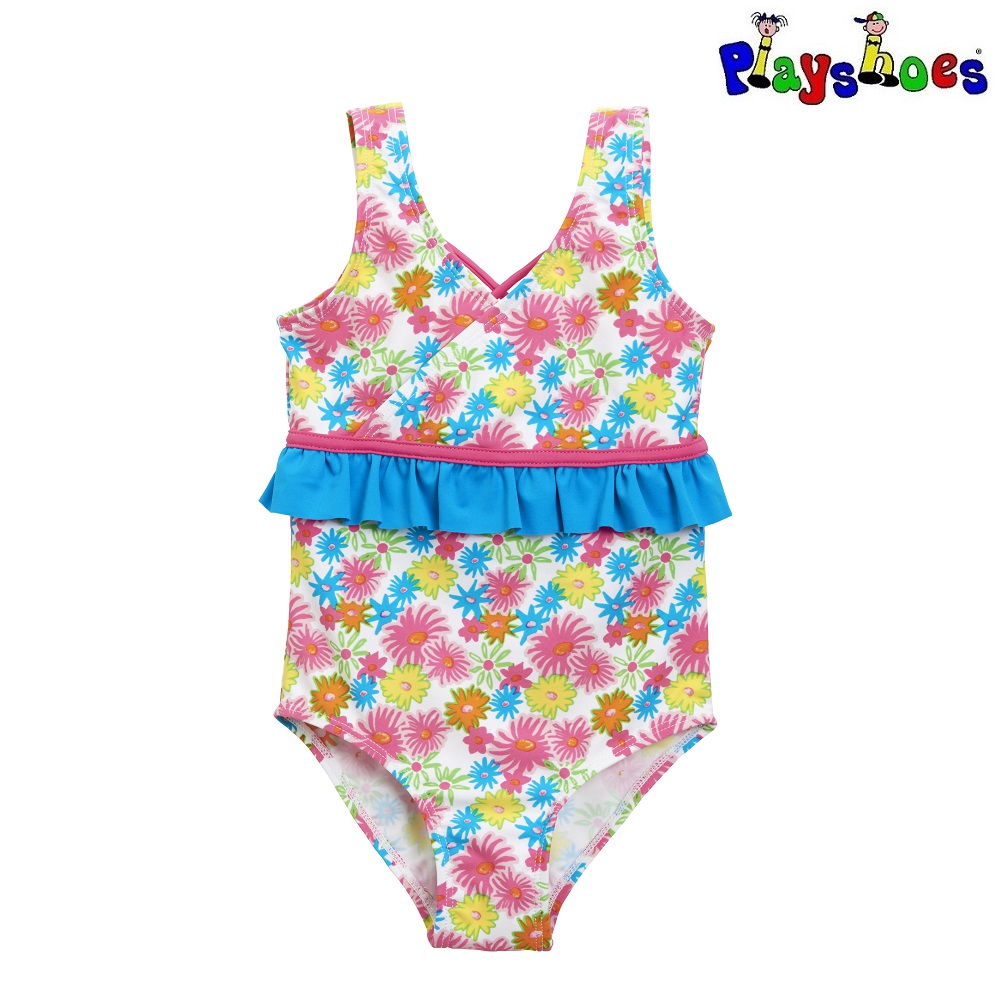 Children's bathing suit Playshoes Flowers Allover