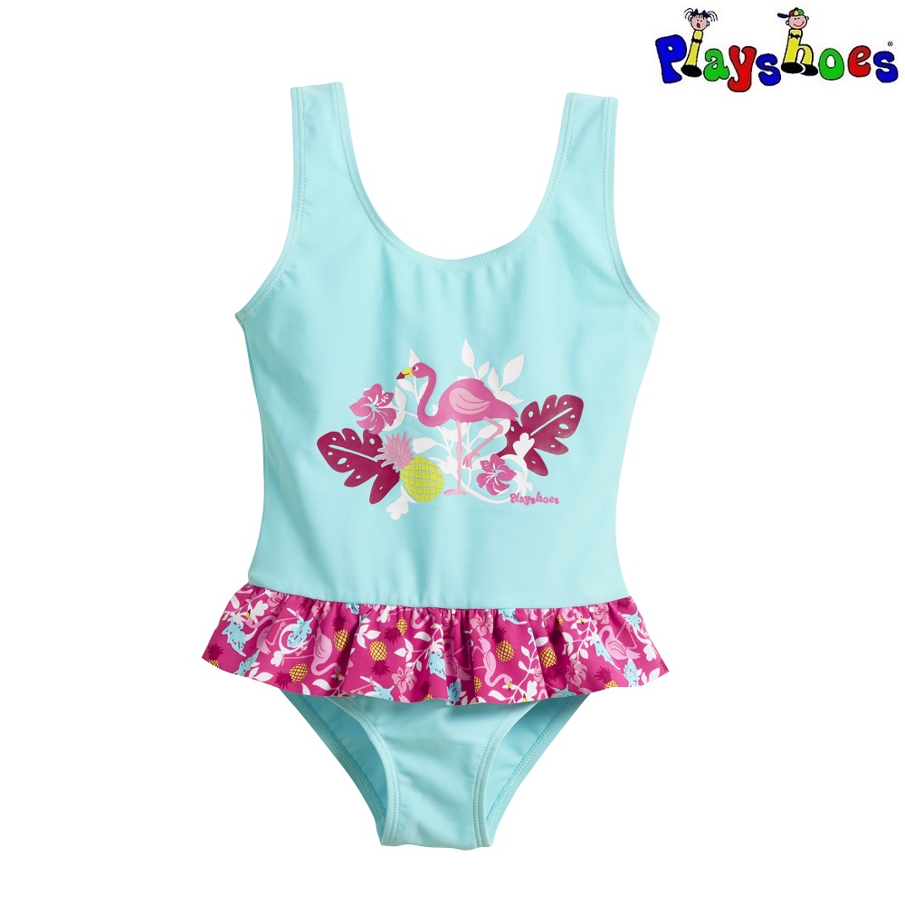 Children's Swimsuit - Playshoes Flamingo
