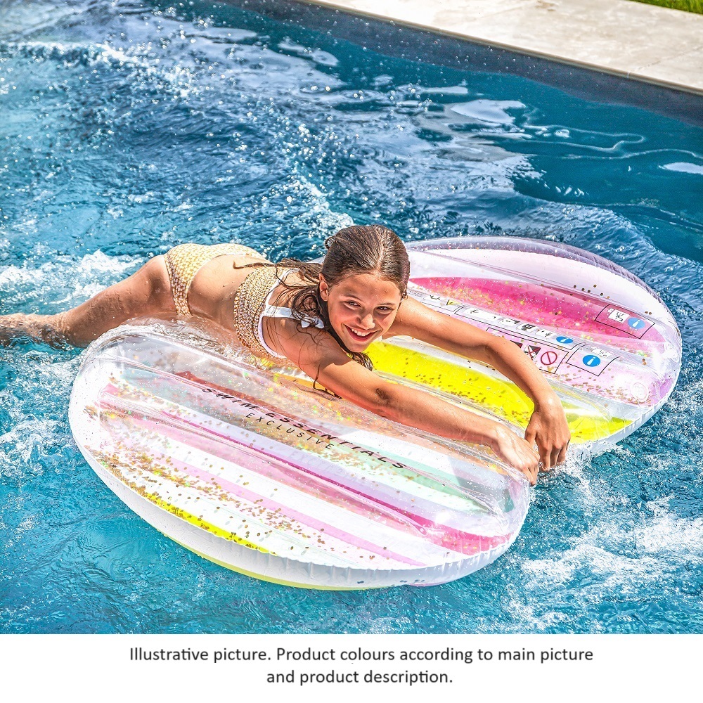 Inflatable Water Mattress - Swim Essentials Purple Heart