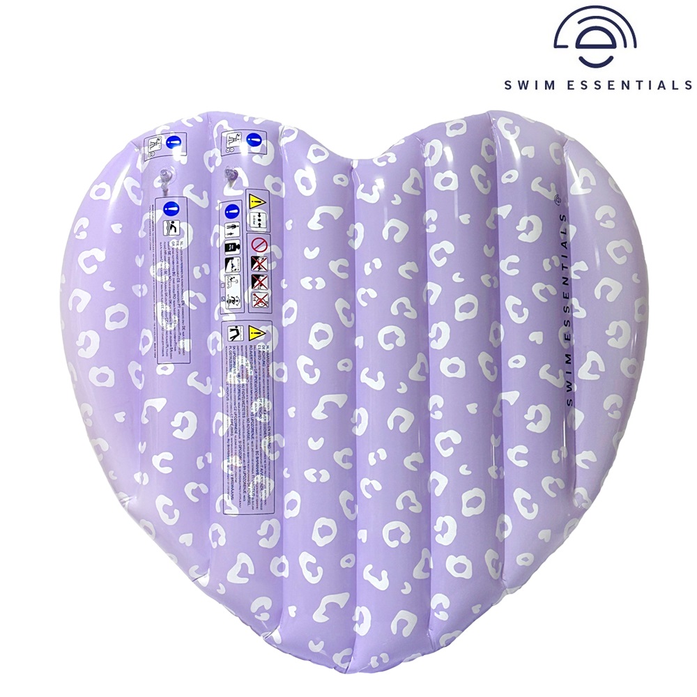 Inflatable Water Mattress - Swim Essentials Purple Heart
