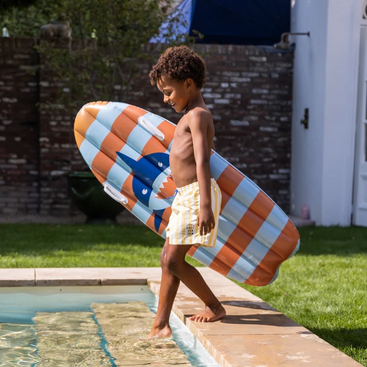 Inflatable water mattress Swim Essentials Surfboard Shark