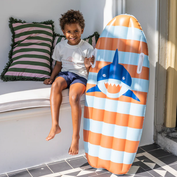 Inflatable water mattress Swim Essentials Surfboard Shark