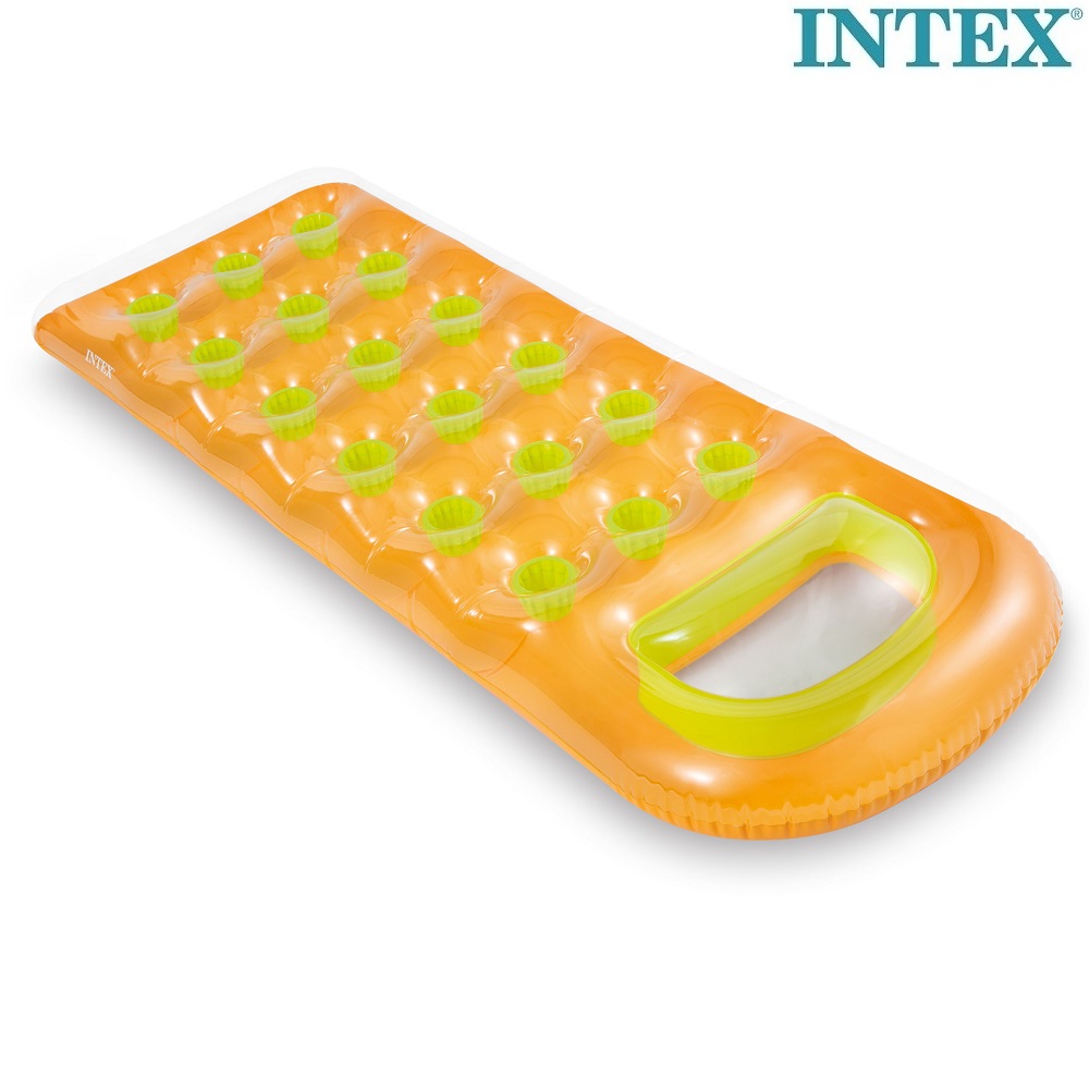 Inflatable water mattress Intex Orange