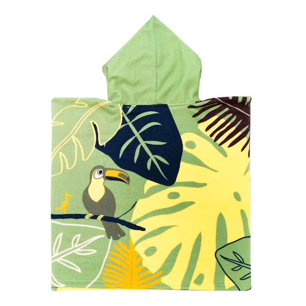 Hooded Bath Poncho for Kids - Le Comptoir Elephant