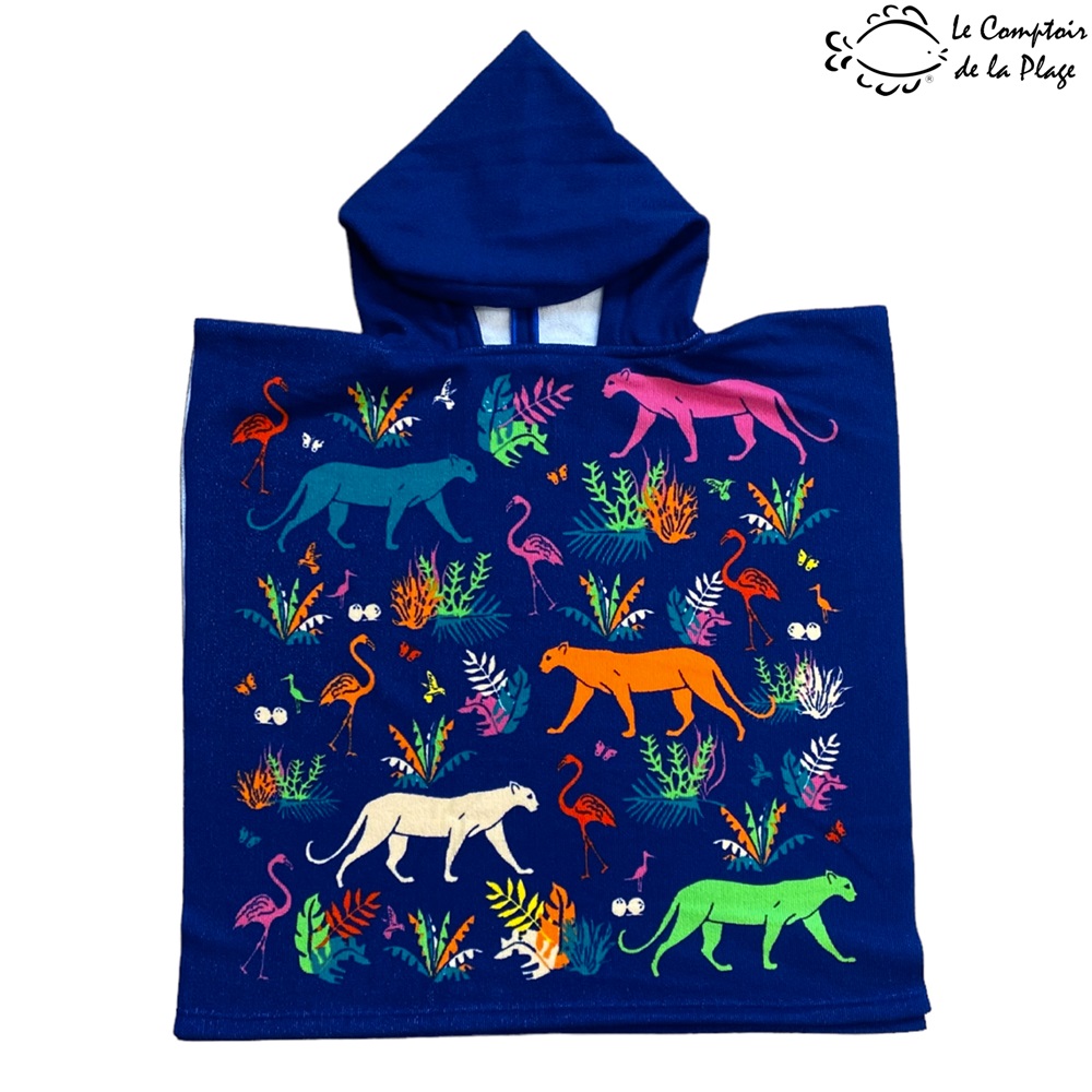 Hooded Bath Poncho for Kids - Le Comptoir Jungle