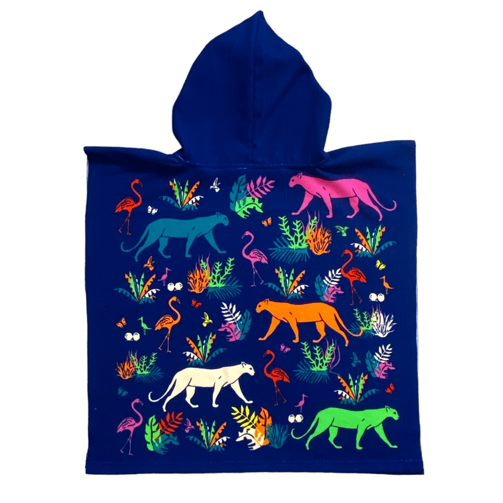 Hooded Bath Poncho for Kids - Le Comptoir Jungle