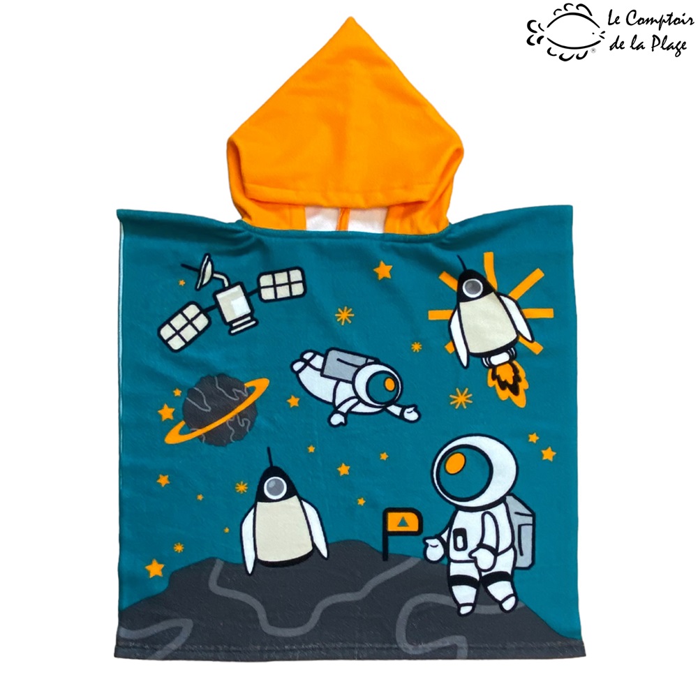 Hooded Bath Poncho for Kids - Le Comptoir Space