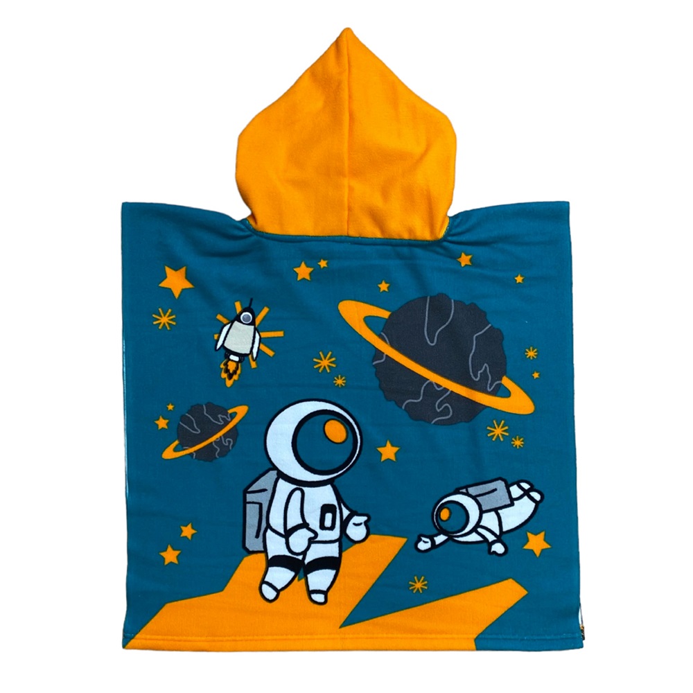 Hooded Bath Poncho for Kids - Le Comptoir Space