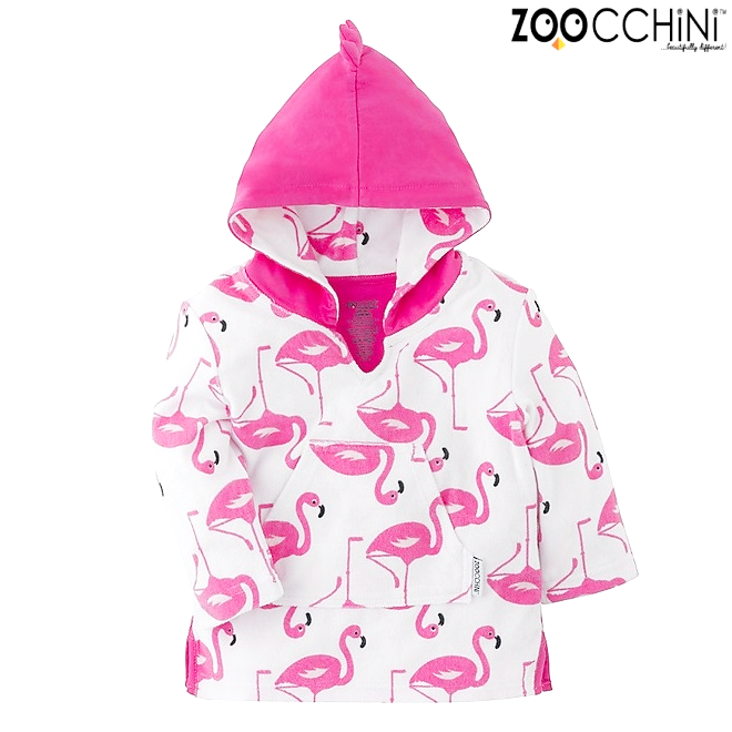 Children's Beach Poncho Zoocchini Flamingo