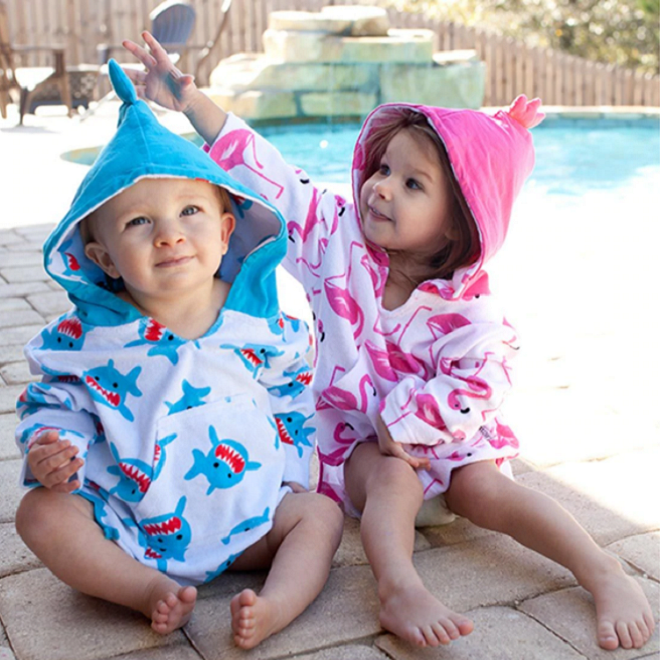 Children's Beach Poncho Zoocchini