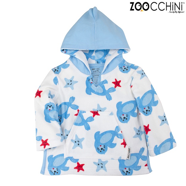 Beach poncho for kids Zoocchini Seal