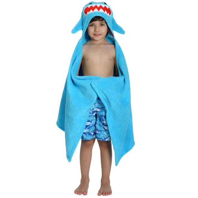 Children's beach poncho Zoocchini Shark