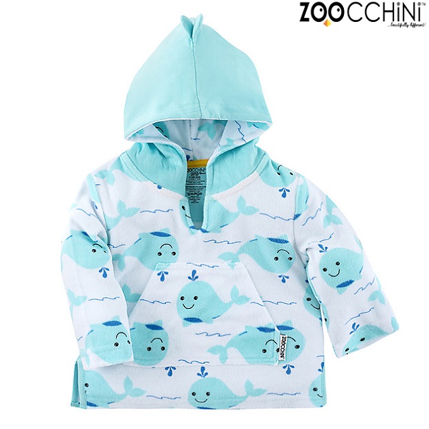 Children's Beach Poncho Zoocchini Whale