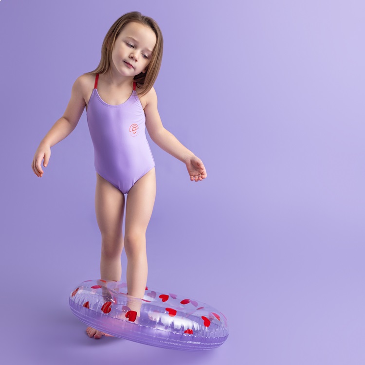 Swim Ring - Swim Essentials Lilac Hearts