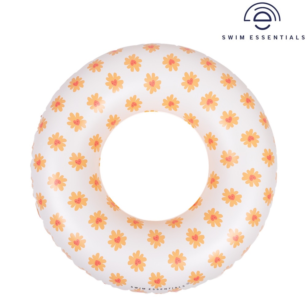 Inflatable Swim Ring XL - Swim Essentials Flower Hearts