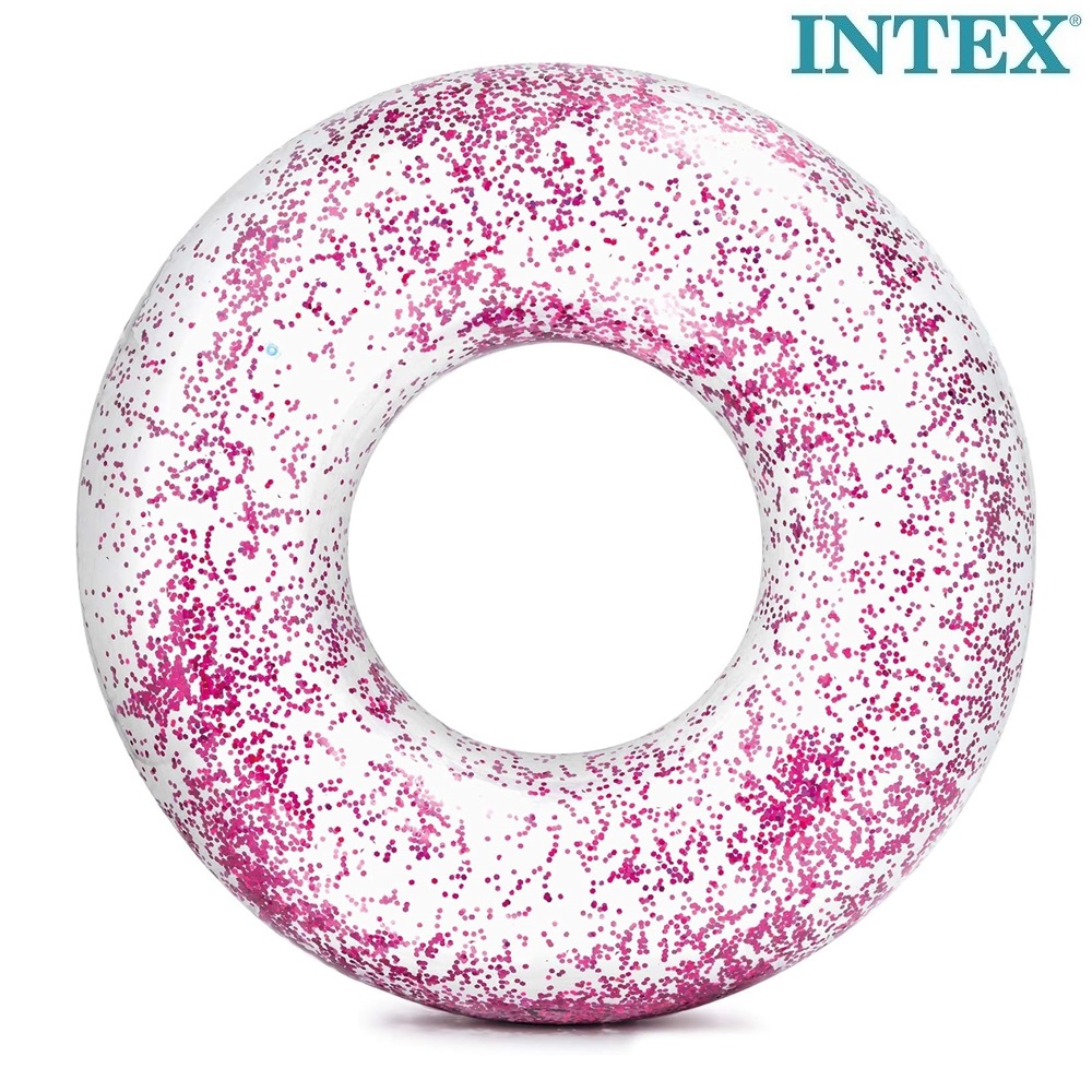 Swim Ring XL - Intex Glitter Pink
