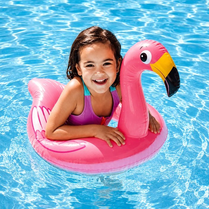 Inflatable Swim Ring - Intex Split Ring Flamingo