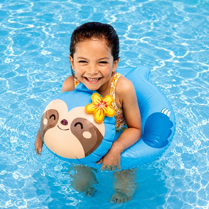 Inflatable Swim Ring - Intex Split Ring Sloth