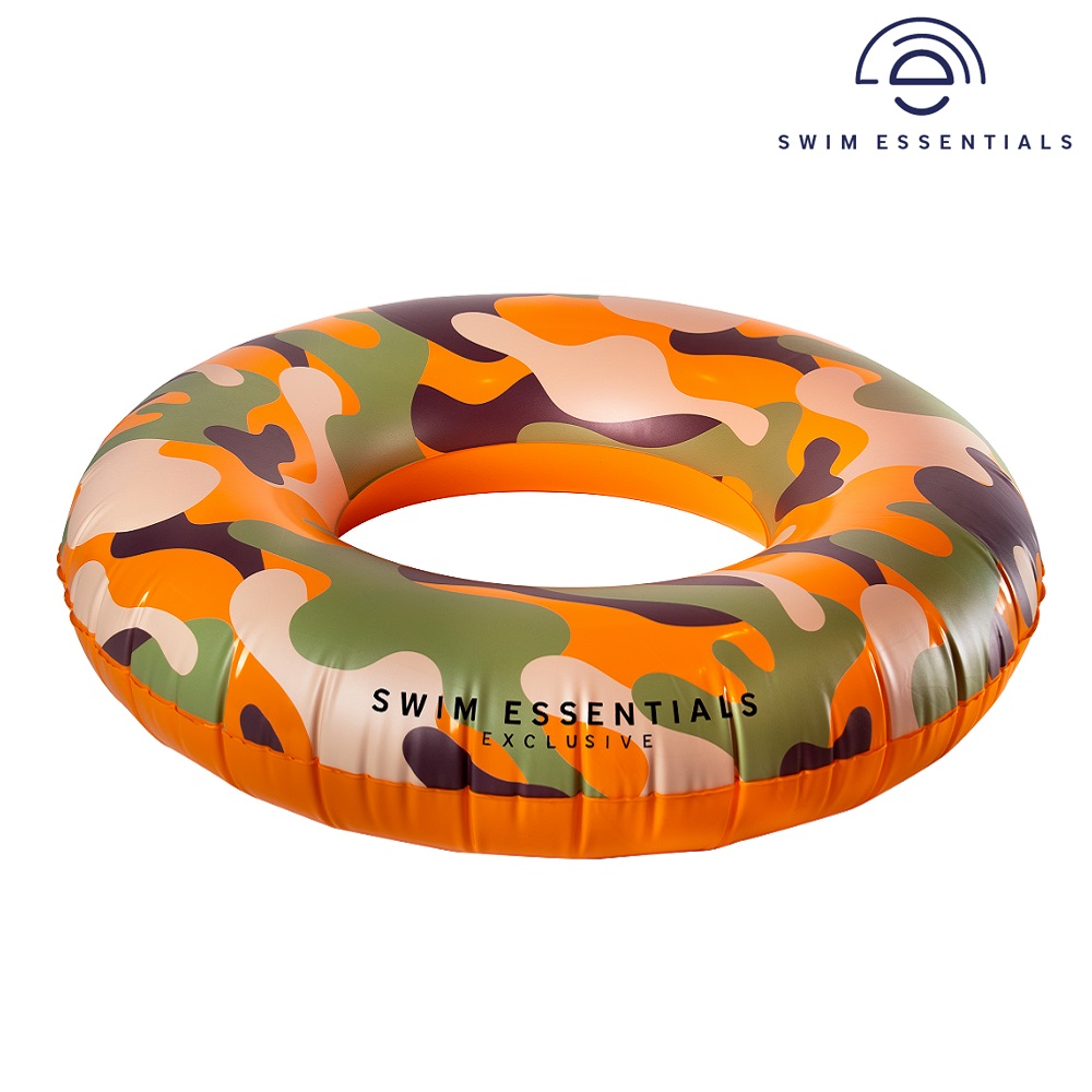 Inflatable swim ring Swim Essentials Camouflage XL