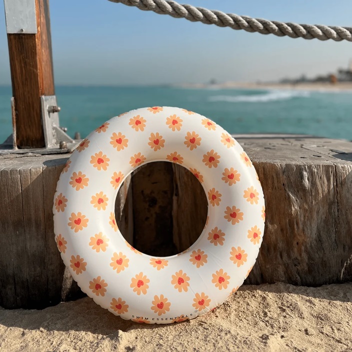 Inflatable Swim Ring XL - Swim Essentials Flower Hearts