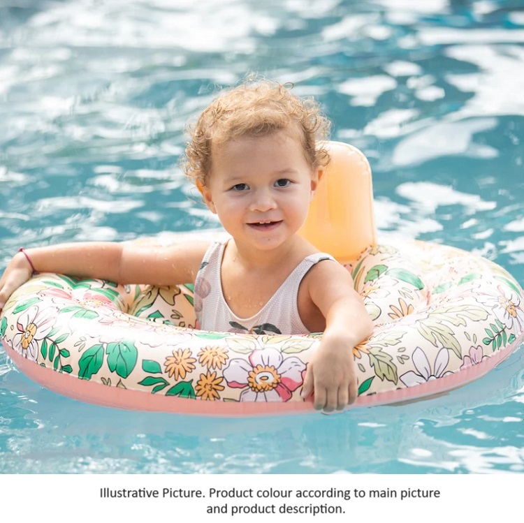 Baby Swim Seat - Swim Essentials Green Leopard