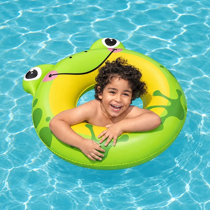 Inflatable Swim Ring - Bestway Frog