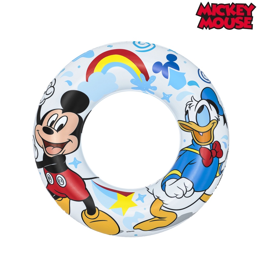 Inflatabe swim ring Bestway Mickey Mouse and Donald Duck