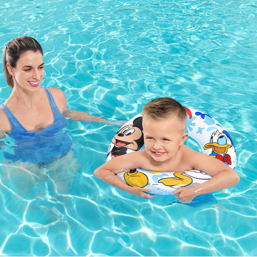 Inflatabe swim ring Bestway Mickey Mouse and Donald Duck