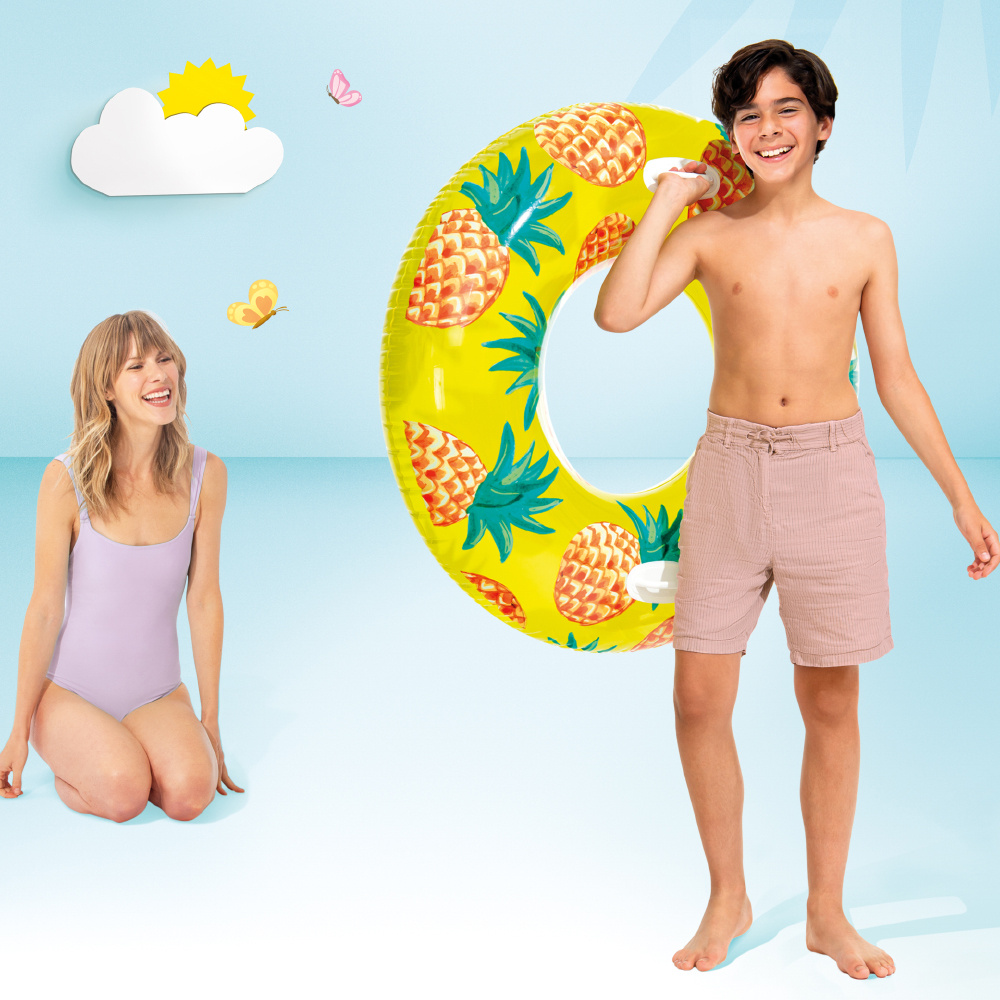 Swim ring Intex XL Pineapple