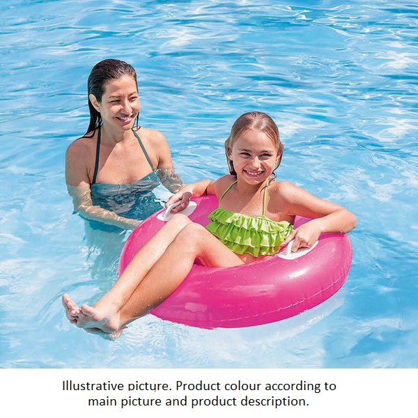 Inflatable swim ring with handles Intex