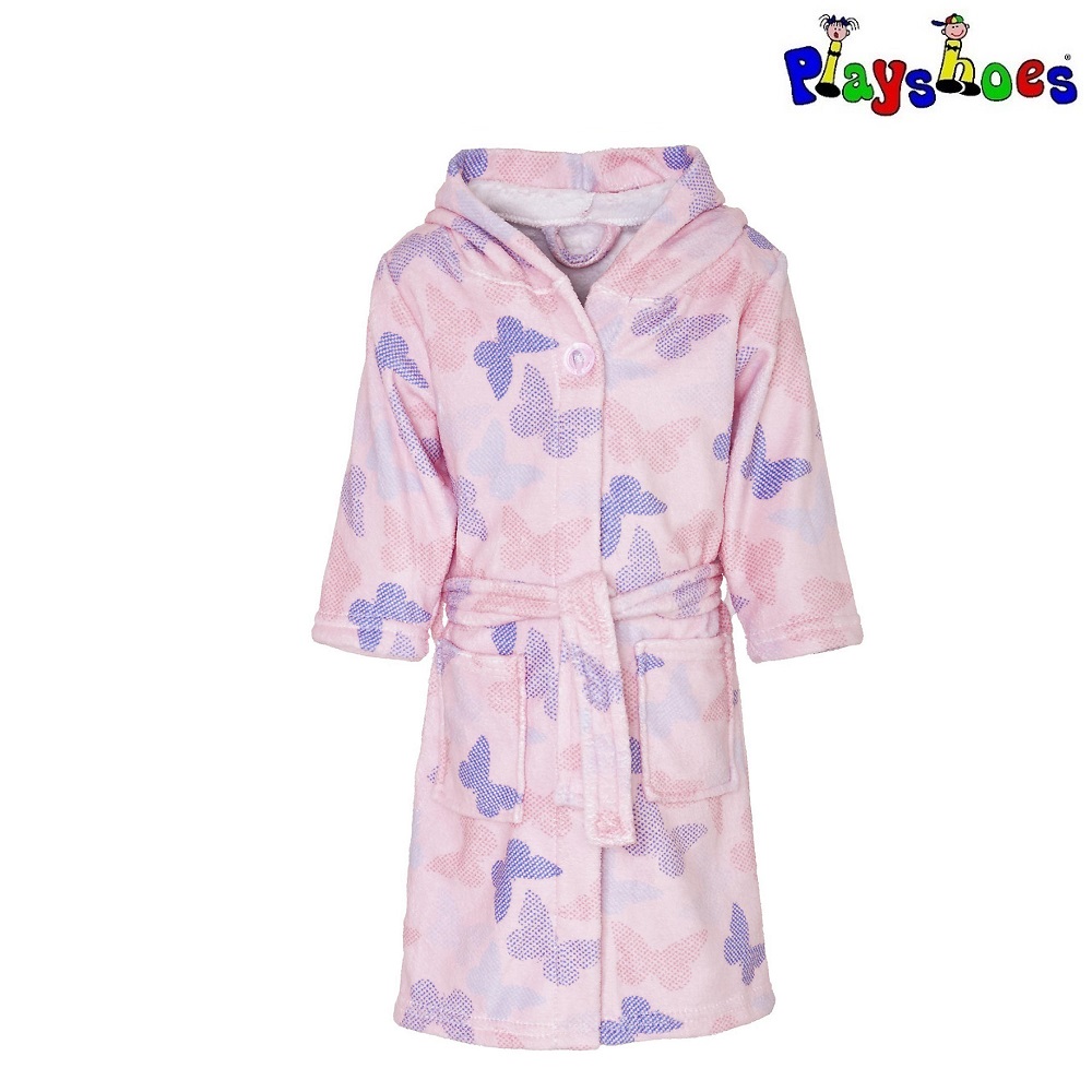 Kids bathrobe Playshoes Butterfly