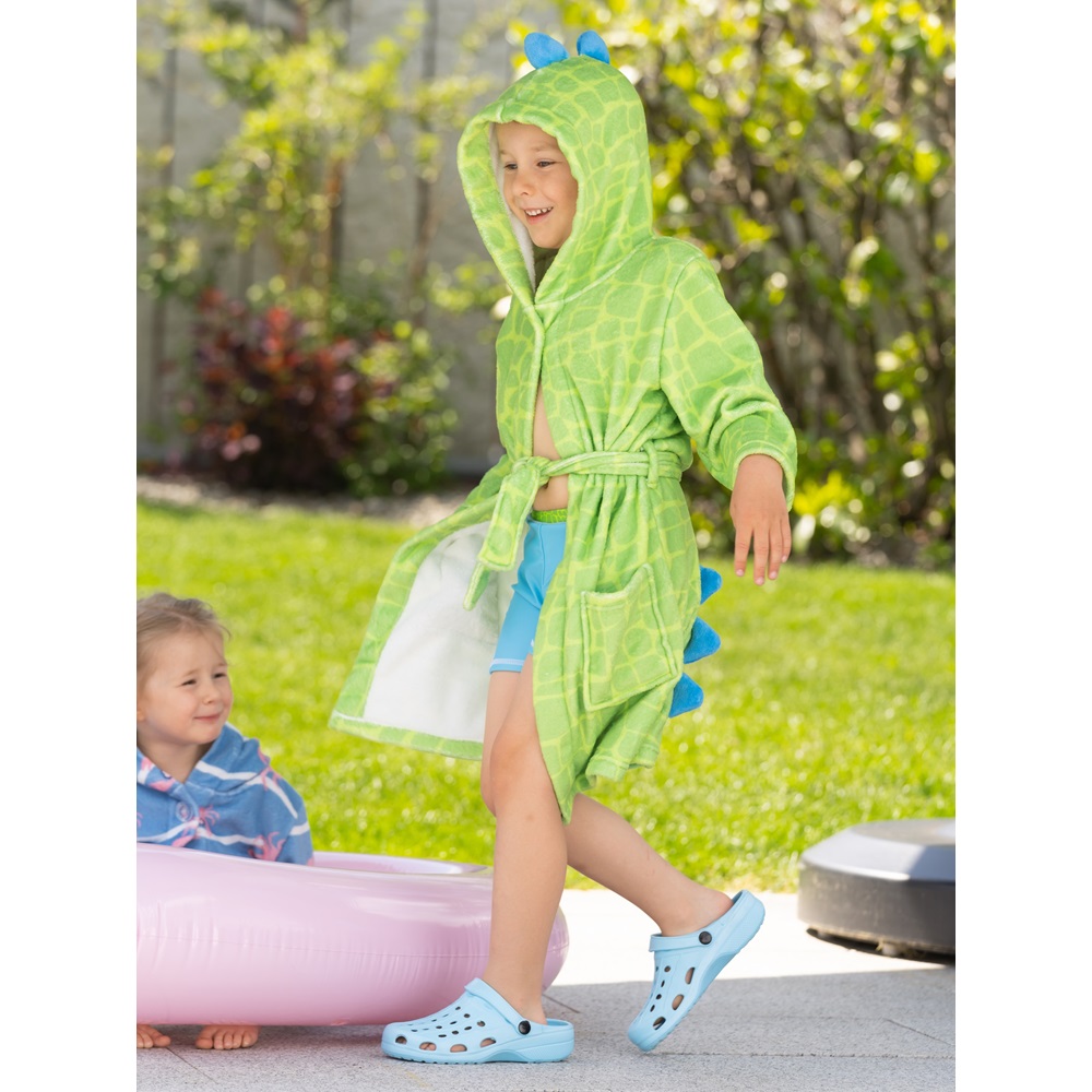 Children's Bathrobe - Playshoes Dino