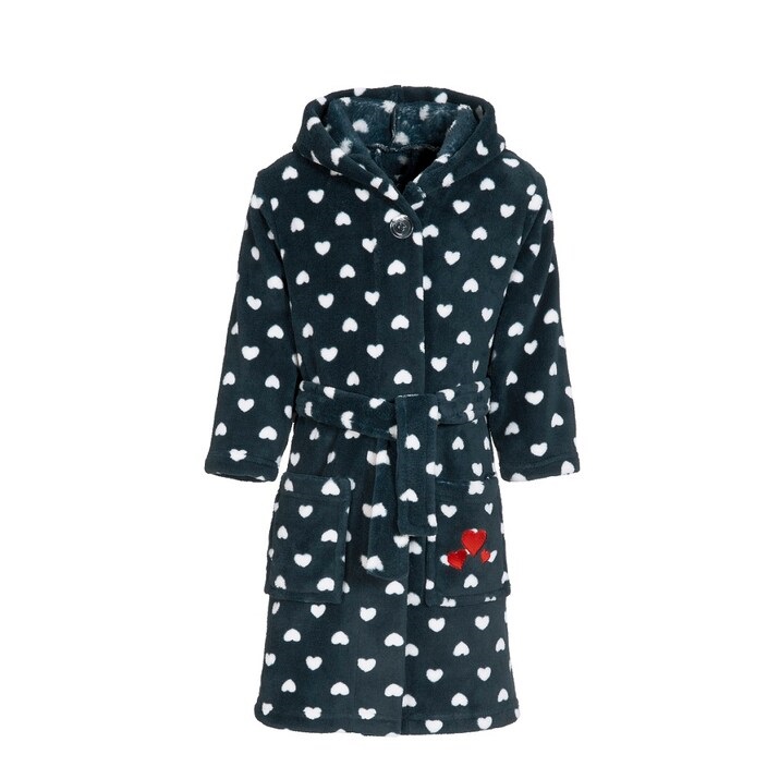 Bathrobe for kids Playshoes Hearts