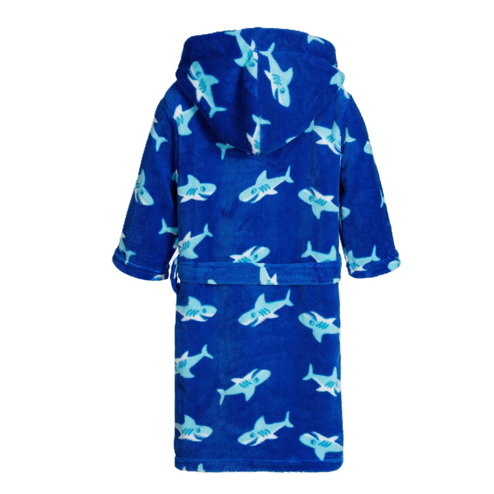 Children's Bathrobe - Playshoes Shark
