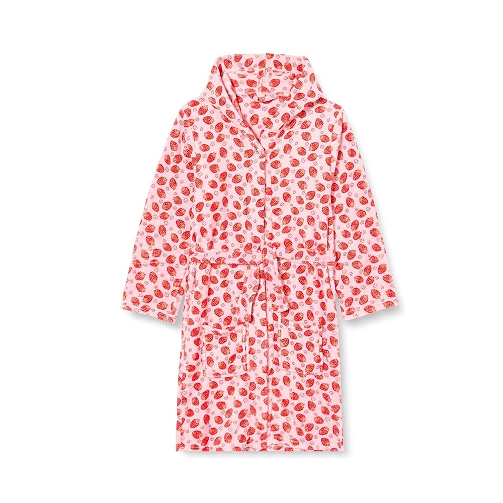 Children's Bathrobe - Playshoes Strawberries